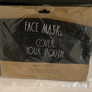 Brand New Rae Dunn Reusable Face Masks